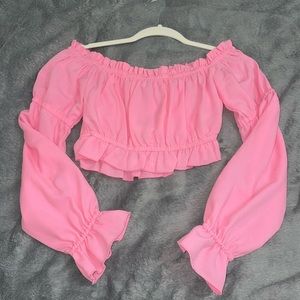 NWT Tiger Mist rihanna top in PINK